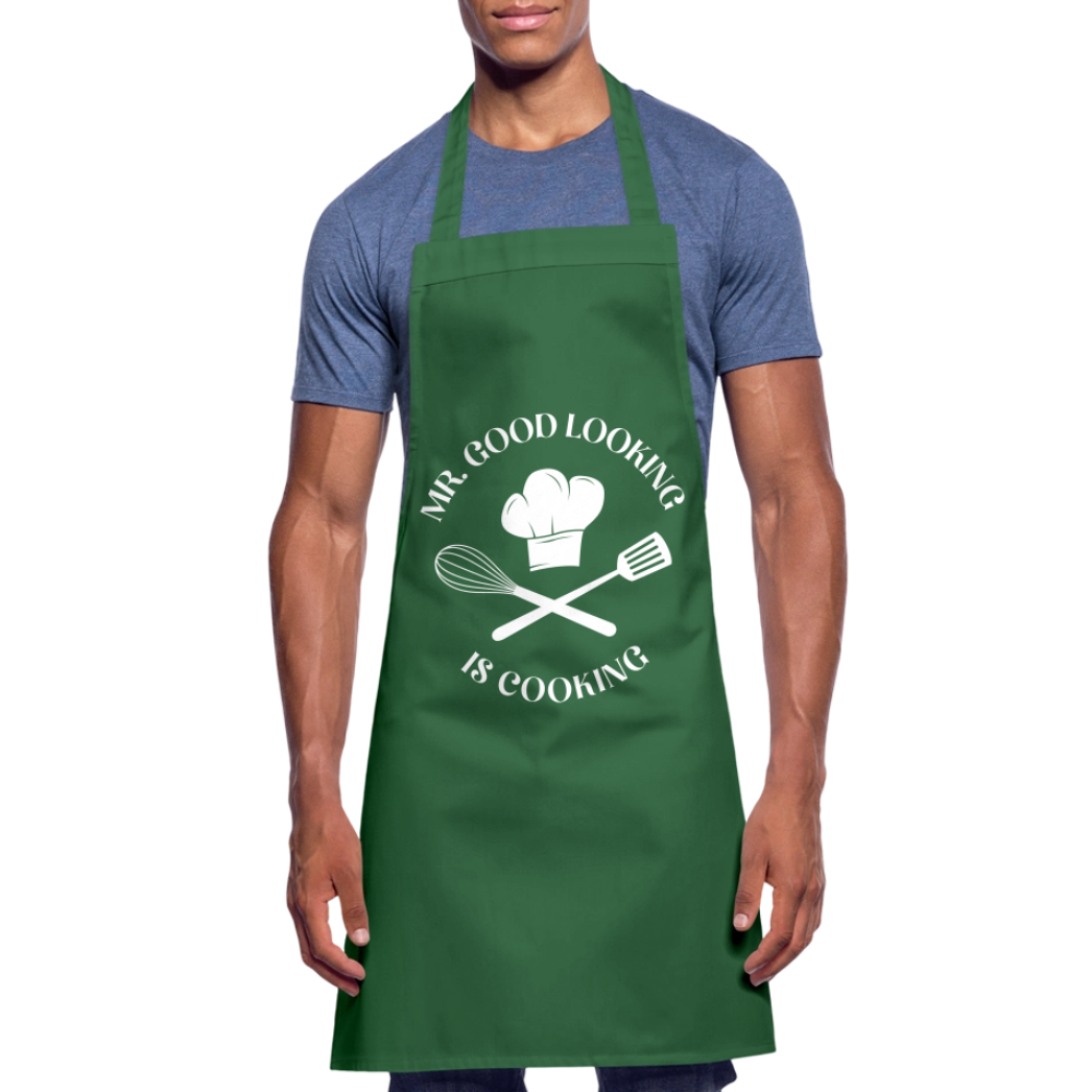 Mr. Good Looking is cooking – Schürze für charmante Küchenchefs - Grün