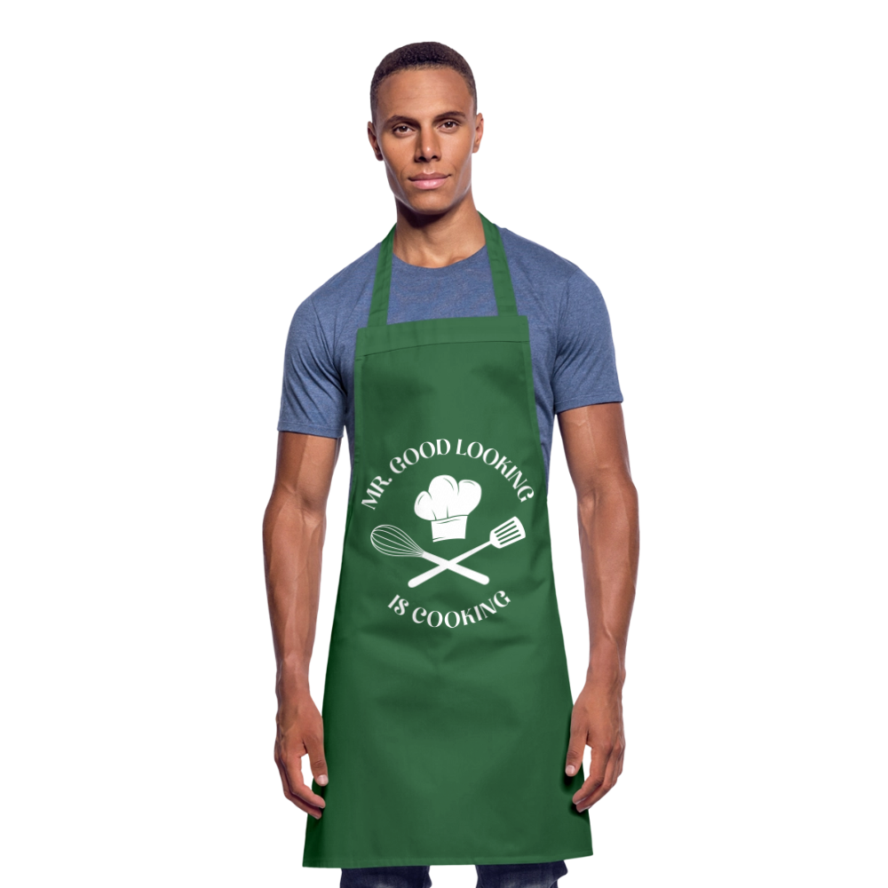 Mr. Good Looking is cooking – Schürze für charmante Küchenchefs - Grün