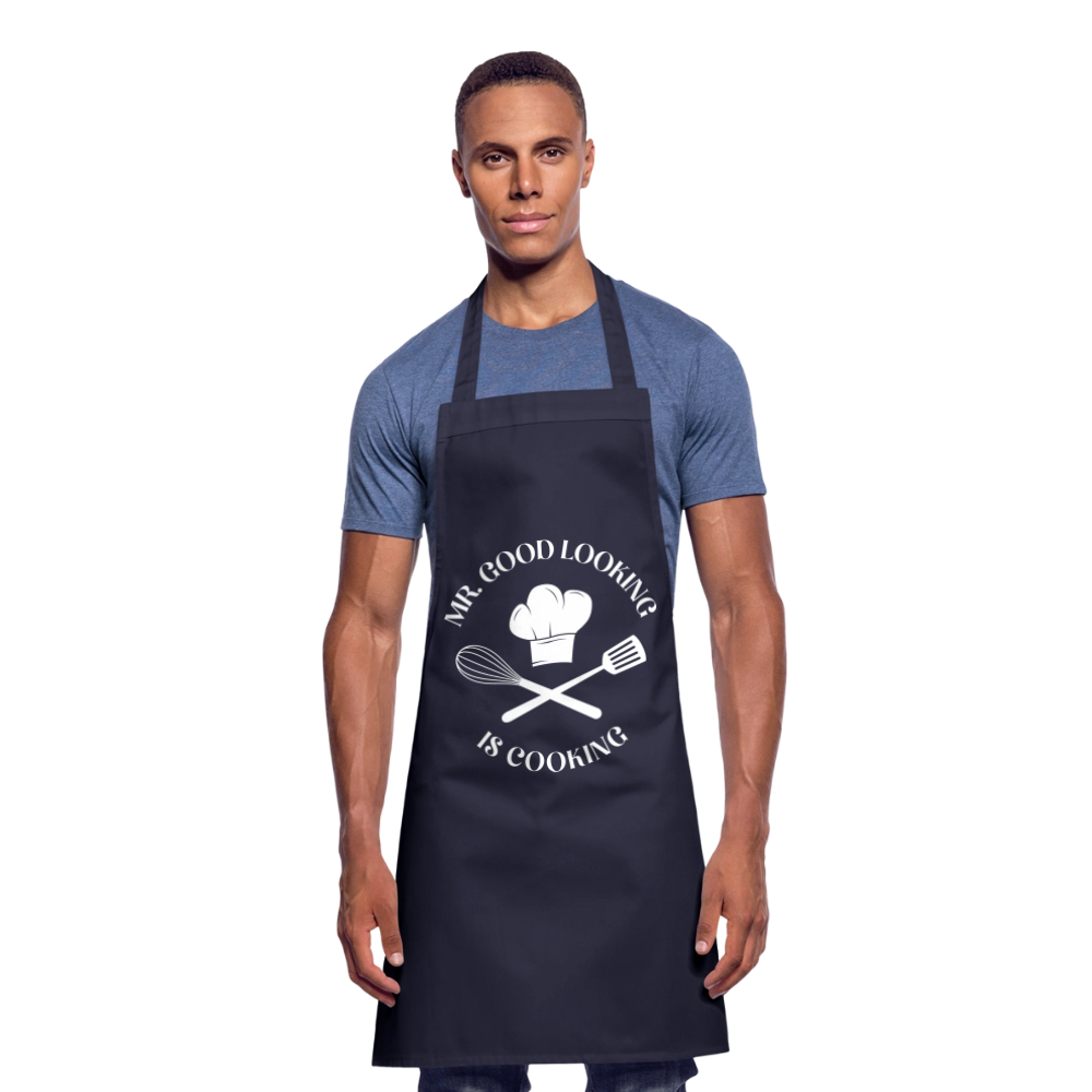 Mr. Good Looking is cooking – Schürze für charmante Küchenchefs - Navy