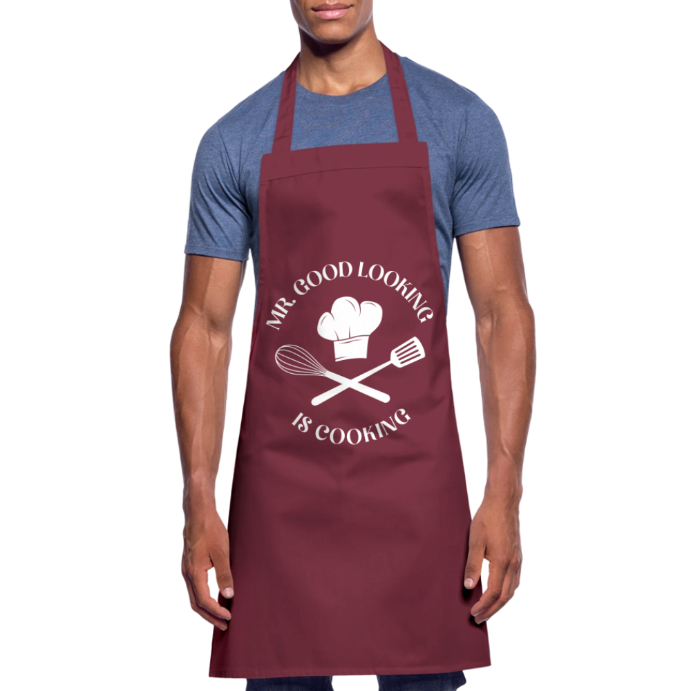 Mr. Good Looking is cooking – Schürze für charmante Küchenchefs - Bordeaux