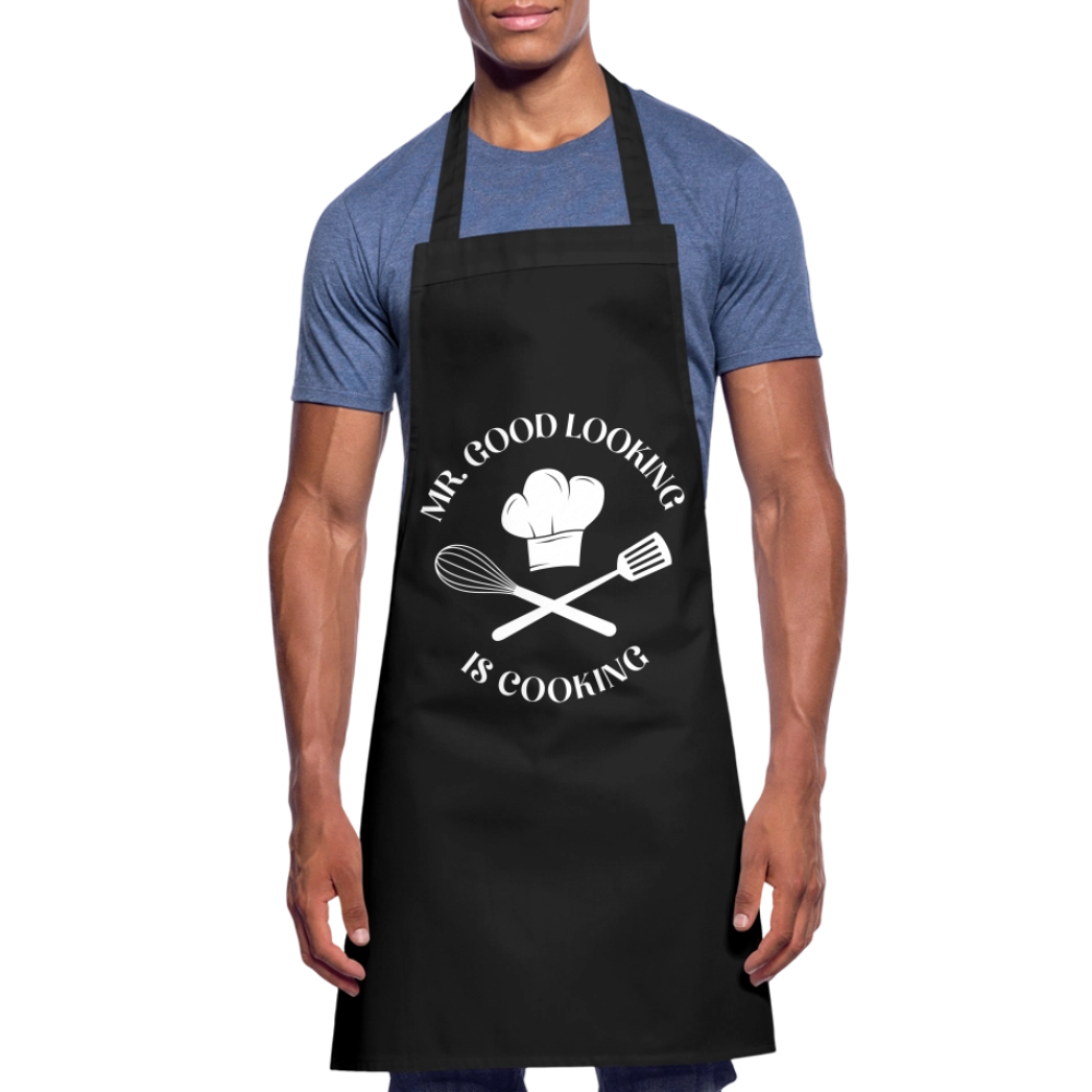 Mr. Good Looking is cooking – Schürze für charmante Küchenchefs - Schwarz