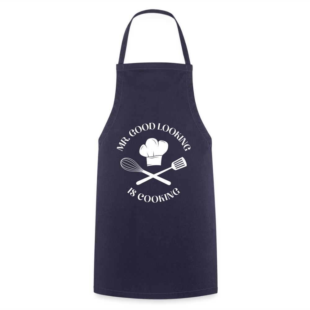 Mr. Good Looking is cooking – Schürze für charmante Küchenchefs - Navy