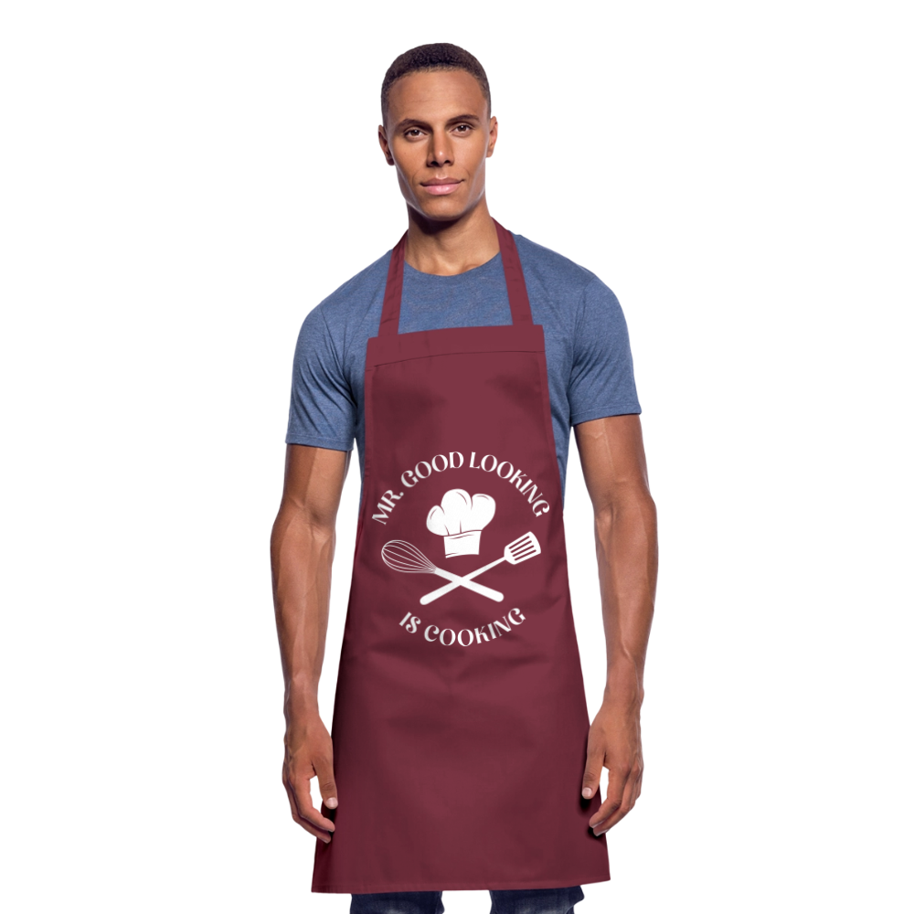 Mr. Good Looking is cooking – Schürze für charmante Küchenchefs - Bordeaux